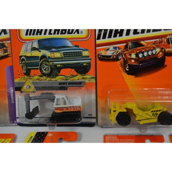 Matchbox Construction Dirt Movers Digger Excavator Skidster SC-745 Diecast Lot - Picture 3 of 11